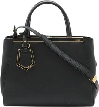 Fendi Pre-owned Vintage Handtas - Dames - Vintage Handtas - Zwart - ONE Size - Leer - Vintage