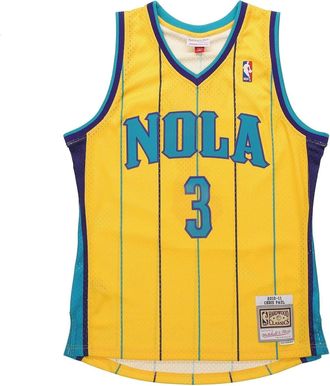 Mitchell & Ness x NBA New Orleans Hornets 2010-11 Swingman Jersey Chris Paul 3 SMJYAC19023-NOHYELL10CPA