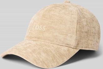 HUGO BOSS Basecap in Samt Optik Modell ARI-C-VE in Beige, Größe 1