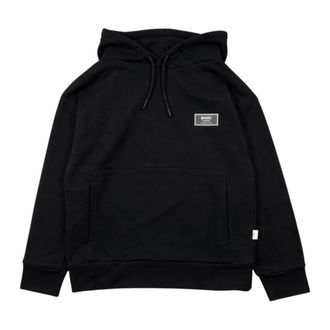 Paolo Pecora Pp3817/Sunero Hooded Sweatshirt - male - Paolo Pecora - Kids Sweatshirts - Black - 12 Y - Kids