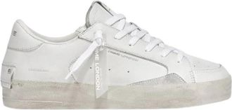 Crime London Sneakers - Dames - Sneakers - Wit - 43 EU - Leer - Schoenen