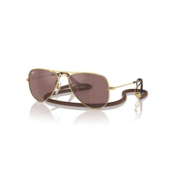 Ray-Ban Stijlvolle Zonnebril met Gepolariseerde Lenzen - unisex - Zonnebrillen - Bruin - 52 MM - Accessoires