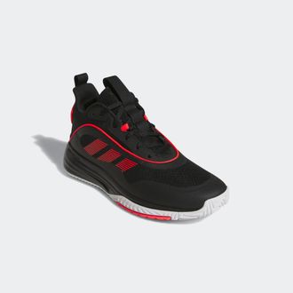 adidas Basketballschuh ADIDAS SPORTSWEAR OWNTHEGAME 3.0, Gr. 44, weiss (core schwarz, lucid rot, ftwr wei&szlig;), Synthetik, Textil, Schuhe Basketballschuh