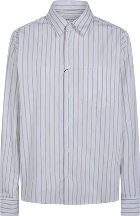 Ami Boxy Long Sleeves Shirt Button Down Collar And