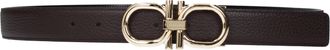 Ferragamo Herens Riemen Leer Bruin/Zwart