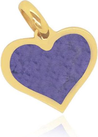 The Lovery Amethyst Heart Charm