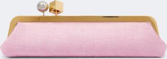 Jacquemus Clutch Salon de piel grabada