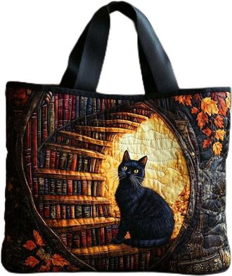 Generic Vintage Quilted Tote Bag for Women Large Cotton Puffer Shoulder Bag Ideal Valentines or Mothers Day Gift for Her Lightweight Floral Handbag for Spring