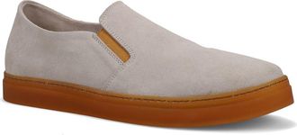 Ron White Wilbur Water Resistant Slip-On Shoe in Oyster at Nordstrom, Size 10.5Us