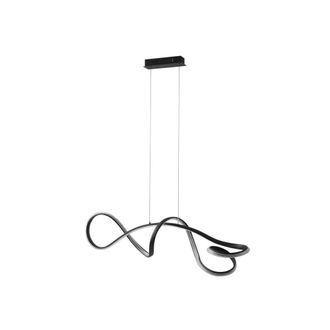 Lucande L&aacute;mpara de techo de aluminio negro