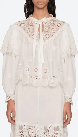 Sea New York Sofia Top In Cream