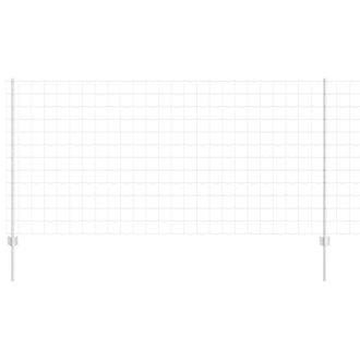 Berkfield Home Bright Euro Fence with 10 U Posts Silver 1, 2x10 m Steel