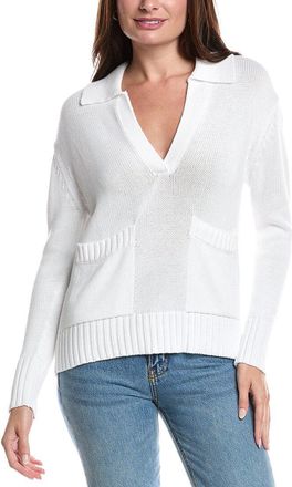 Forté Cashmere Polo Sweater