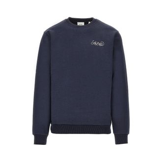 Les Deux Cotton sweatshirt with logo print Man XL