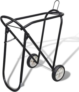 vidaXL Vidaxl - Soporte Met&aacute;lico Y Plegable Para Silla De Montar A Caballo