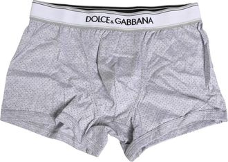 Dolce & Gabbana Regular Boxer - Heren - Onderbroek - Grijs - XS - Katoen - Ondergoed