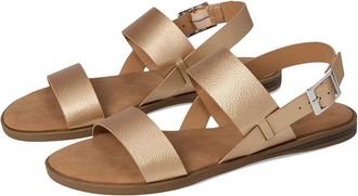 Journee Collection Lavine Womens Sandals Champagne : 7.5 M, Faux Leather