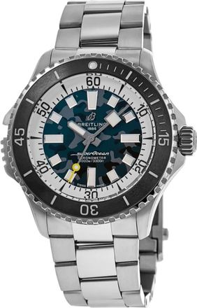 Breitling Superocean Automatic 46 Super Diver Grey Dial Titanium Mens Watch E10379351B1E1
