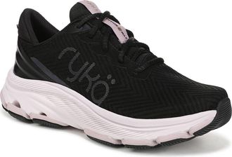 Ryk&auml; Devotion X Max Walking Sneaker in Black/Black at Nordstrom, Size 5.5
