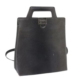 Ferragamo Pre-owned Hand Bag - Dames - Pre-owned - Grijs - Maat: ONE Size Leer