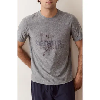Marine Layer Everyday Sport Graphic T-Shirt in Heather Grey at Nordstrom, Size Xx-Large