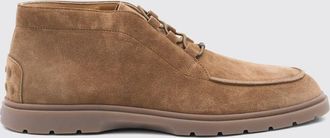 Tod's Polacchino in pelle di vitello scamosciata con punta tonda e suola in gomma