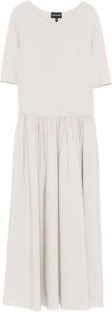 Emporio Armani Womens Dresses Light Grey