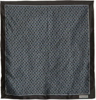 Lanvin Fazzoletto da taschino con stampa - Nero