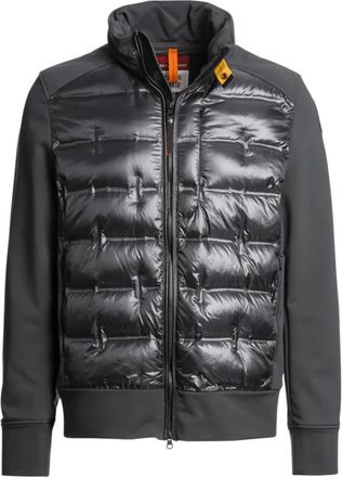Parajumpers Matty Techno Hybrid Jacket - Heren - Gewatteerde jassen - Zwart - L - Leer - Jassen