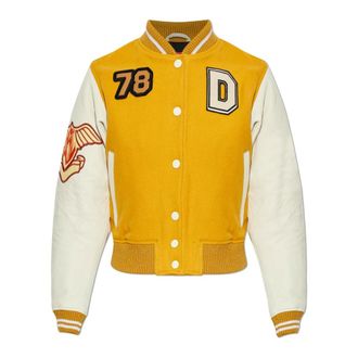 Diesel Dames, Jassen, Geel, Maat: 2XS Wol