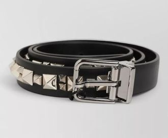 Dolce & Gabbana leather studded belt