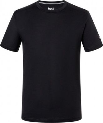 super.natural Essential S/S T-Shirt f&uuml;r Herren | schwarz