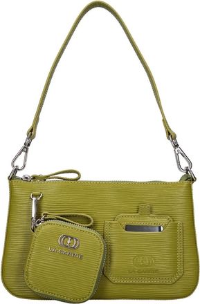 La Carrie Pocket Bag - Dames - Schoudertassen - Groen - ONE Size - Leer - Tassen