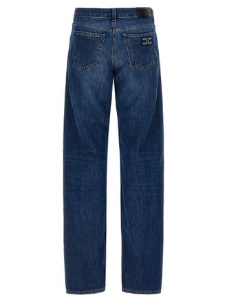Elisabetta Franchi Palazzo Jeans - Blue