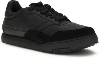 Givenchy Mens Black Calf Leather Bos Taurus Low Top Sneakers