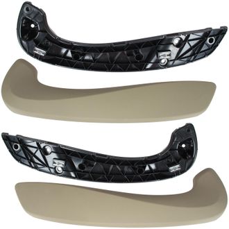 OEM Manija Interior De Puerta Delantera Izquierda + Derecha, Color Beige, Para Renault Megane Iii 08-16 (2 Piezas)