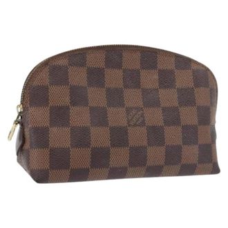 Louis Vuitton Pre-owned Damier Ebene Pouch - - Pre-owned - Donna - Marrone - ONE SIZE