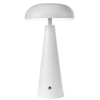 Beliani Beliani - L&aacute;mpara De Mesa Moderna Hierro Iluminaci&oacute;n Interior Inal&aacute;mbrica Regulador De Intensidad Led Blanco Bocono