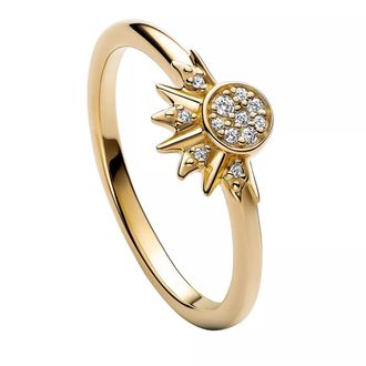 Pandora Rings - Celestial Sparkling Sun Ring - - Rings for ladies