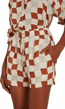 Lenny Niemeyer Elastic Waist Shorts In Casablanca