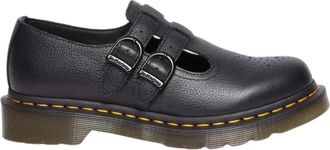 Dr. Martens Leren Mary Jane Schoenen - Dames - Loafers - Zwart - 39 EU - Leer - Schoenen