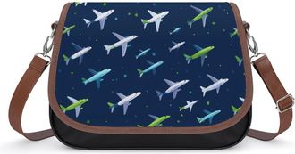Generic Airplane Planes Fashion Womens Crossbody Bags Novelty Handbag Shoulder Bag Purse