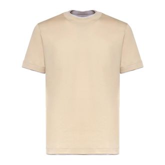 Eleventy T-Shirts, male, Beige, Size: 2XL T-Shirt