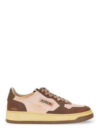 Autry Brown Leather Sneakers