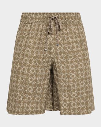 Amiri Men & apos;s Ma Quad Twill Pull-On Shorts