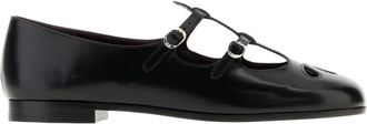 Tory Burch Zwarte Zijde & Nylon Platte Schoenen - Dames - Ballerinas - Zwart - 36 EU - Nylon - Schoenen