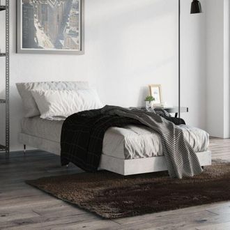 vidaXL Giroletto Grigio Cemento 75x190 cm in Legno Multistrato - Vidaxl