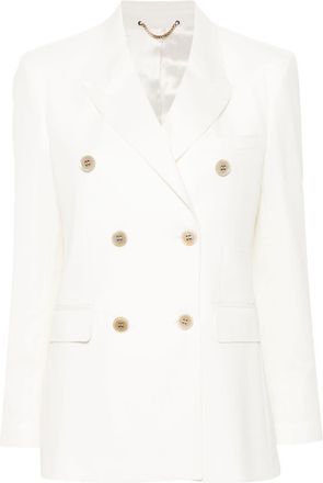 Golden Goose double-breasted blazer - women - Virgin Wool/Polyester/Viscose - 42 - Neutrals
