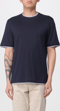 Brunello Cucinelli T-shirt in cotone e seta Brunello Cucinelli