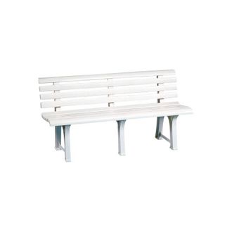 Progarden Homemaison - Banco Jardin Resina Bco - 147x49 Cm